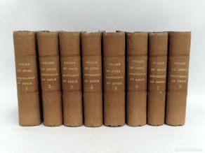Libros antiguos: Lote de Libros Voyage du jeune Anacharsis en Grèce 1822, 8 tomos completos, Barthelemy, enc. época